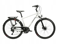 Rowery - Rower trekkingowy KROSS TRANS 5.0 rozmiar L Szary - miniaturka - grafika 1