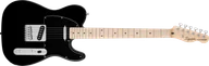 Gitary elektryczne - Squier FSR Affinity Series Telecaster Maple Fingerboard Black Pickguard Black - miniaturka - grafika 1