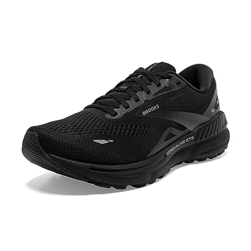 Brooks Adrenaline GTS 23, Trampki damskie, Czarny/Czarny/Ebony, 44.5 EU, Czarny Ebony, 44.5 EU