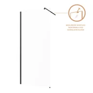 Kabiny prysznicowe - Kabina Prysznicowa Walk In Kabina Walk-In Ścianka 200x110 cm INVENA Czarna - miniaturka - grafika 1