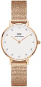 Zegarki damskie - Zegarek Daniel Wellington DW00100528 PETITE LUMINE PRESSED MELROSE - miniaturka - grafika 1