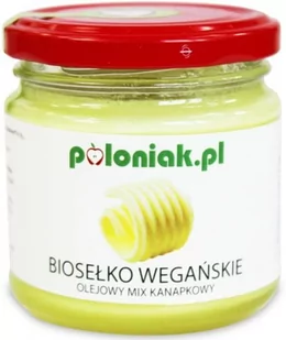 Poloniak MASEŁKO WEGAŃSKIE BIO 180 ml - Produkty wegańskie i wegetariańskie - miniaturka - grafika 1