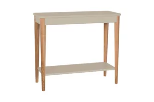 Konsola Jesionowa ASHME 85x35cm - Wapień - Konsole i sekretarzyki - miniaturka - grafika 1