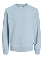 Bluzy męskie - JACK & JONES Męska bluza Rddandy Sweat Crew Neck, Dream Blue, XXL - miniaturka - grafika 1