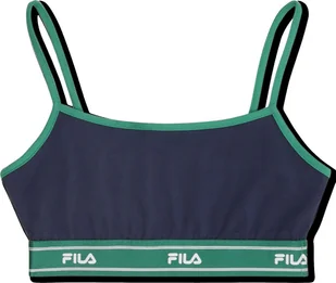 Stanik sportowy Fila Candelo granatowo-zielony FAW1203 50004 XL - Bielizna sportowa damska - miniaturka - grafika 1