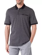 Koszule męskie - bugatti Męska koszula polo, szara-230, rozmiar regularny 8151-35101, szary-230, XL - miniaturka - grafika 1