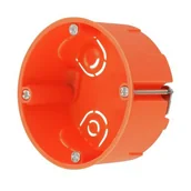 Puszki elektryczne i akcesoria - Puszka do ścian gipsowych płytka głębokość 35 mm - miniaturka - grafika 1