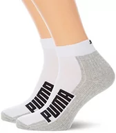 Skarpetki damskie - PUMA Skarpety męskie (2 sztuki), biały/szary/czarny, 35-38 EU - miniaturka - grafika 1