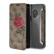 Etui i futerały do telefonów - Guess GUFLBKS94GROB Samsung S9 G960 brązowy GUE000310 - miniaturka - grafika 1