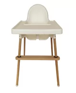 Krzesełka do karmienia - Drewniany podnóżek do krzesełka Ikea Antilop! BUK - JAKOŚĆ MEBLOWA! - miniaturka - grafika 1