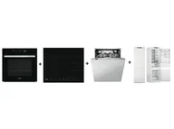 Zestawy AGD - Whirlpool Piekarnik AKZ9 6240 NB + Płyta WB B3960 BF + Zmywarka WCIO 3T341 PES + Lodówka WHC18T341 - miniaturka - grafika 1