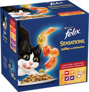 Suplementy i witaminy dla kotów - Purina Felix Purina Sensations Wiejskie Smaki w galaretce 96x100g 18923-uniw - miniaturka - grafika 1