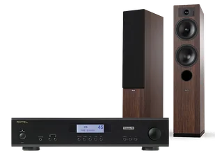 Rotel A11 Tribute (czarny) + Tesi 5 (mokka) - Zestawy stereo - miniaturka - grafika 1