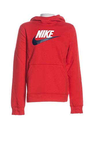 Nike chłopięca bluza B NSW PO HOODIE CLUB FLC HBR, university red, S, BV0783