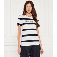 Koszulki i topy damskie - Tommy Hilfiger T-shirt Regular Fit - miniaturka - grafika 1