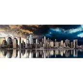 Obrazy i zdjęcia na płótnie - Obraz CANVAS SILVER1 60 x 150 x 2,8 cm EX513 GOLD CITY - miniaturka - grafika 1