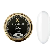 Żele do paznokci - Acryl Gel Satin 001 (jar), 50 ml - miniaturka - grafika 1