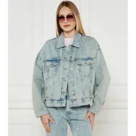 Kurtki damskie - Hugo Blue Kurtka jeansowa Lou_B Oversize fit - miniaturka - grafika 1