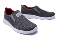 Półbuty męskie - RIEKER B7561-46 grey, półbuty męskie - Rieker - miniaturka - grafika 1