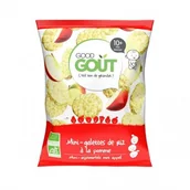Desery dla dzieci - Good Gout GOOD GOUT Wafle ryżowe mini z jabłkami 40 g - miniaturka - grafika 1