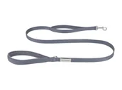 Smycze dla psów - Ami Play Samba Smycz M 150cm x 2cm szara - miniaturka - grafika 1