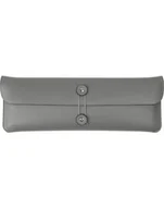 Klawiatury - Keychron K7 Travel Pouch, bag grey, made of leather - miniaturka - grafika 1