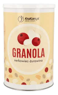 Granola nerkowiec-żurawina 190g - Płatki śniadaniowe i musli - miniaturka - grafika 1