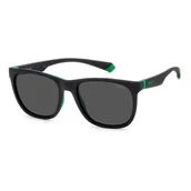 Okulary przeciwsłoneczne - Polaroid PLD 2140/S Matte Black Green/Grey Polarized - miniaturka - grafika 1