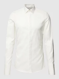 Koszula biznesowa o kroju Super Slim Fit z kołnierzykiem typu kent - Koszule męskie - miniaturka - grafika 1