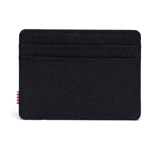 Herschel Charlie portfel na karty, jeden rozmiar, czarny, Czarny, One Size, Casual