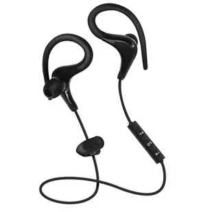 Avizar Bluetooth ze zintegrowanym mikrofonem na kablu Pilot Czarny - Słuchawki - miniaturka - grafika 1