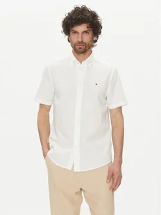 Tommy Hilfiger Koszula MW0MW37584 Biały Regular Fit - Koszule męskie - miniaturka - grafika 1