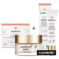 Zestawy kosmetyków damskich - Sesderma Samay Anti Aging Cream + Samay Anti Aging Eye Contour Cream ZESTAW Krem przeciwstarzeniowy 50 ml + Krem kontur oczu przeciwstarzeniowy 15 ml - miniaturka - grafika 1