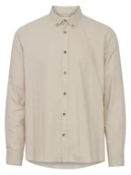 Koszule męskie - Solid Koszula 21107465 Beżowy Regular Fit - miniaturka - grafika 1