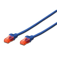 Patchcordy - Kabel krosowy (Patch Cord) U/utp kat.6 niebeski 2m - miniaturka - grafika 1
