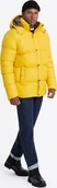 Kurtki męskie - Kurtka męska Ombre Kurtka męska typu puffer z podszewką w kratę żółta V3 OM-JAHP-0205 S - miniaturka - grafika 1