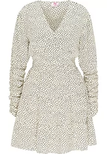 blonda Damska letnia sukienka 12515977-BL01, biało-czarna, S, biały czarny, S - Sukienki - miniaturka - grafika 1