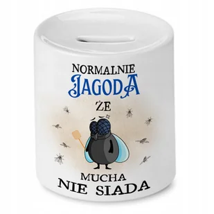 Skarbonka Dla Jagody na Urodziny Idealny Prezent z Nadrukiem ze Zdjęciem + Opakowanie na prezent (wzór 02) - Skarbonki - miniaturka - grafika 1