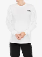 Bluzy sportowe męskie - Bluza bez kaptura The North Face L/S Easy Tee - tnf white - miniaturka - grafika 1