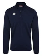 Bluzy męskie - Kappa Kappa Męska bluza Tavole niebieski niebieski morski XL 304TTK0 - miniaturka - grafika 1