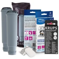 Akcesoria i części do ekspresów do kawy - Zestaw Krups filtr KRUPS F08801 2szt, KRUPS XS3000, Decalc 6szt - miniaturka - grafika 1