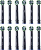 Końcówki do szczoteczek elektrycznych - Oral-B Końcówki Cross Action 12 szt. - Głębokie Czyszczenie, Czarne - miniaturka - grafika 1