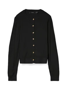 Vero Moda Kardigan w kolorze czarnym - Swetry damskie - miniaturka - grafika 1