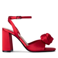 Sandały damskie - Sandały JENNY CWBFS24-15 Czerwony - miniaturka - grafika 1