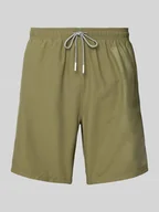 Kąpielówki męskie - Spodenki polo o kroju regular fit z nadrukiem z logo model ‘Orca’ - miniaturka - grafika 1