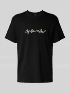 Koszulki męskie - T-shirt z nadrukiem z logo - miniaturka - grafika 1