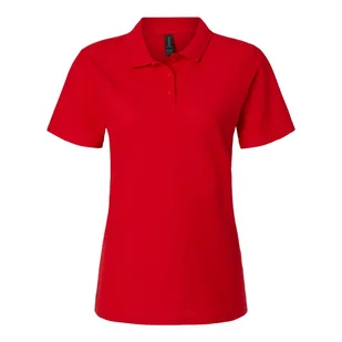 Damska Koszulka Polo Softstyle Pique - Koszulki sportowe damskie - miniaturka - grafika 1