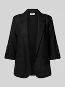 Marynarki i żakiety damskie - Żakiet o luźnym kroju z mieszanki wiskozy i lnu model ‘CARO’ - miniaturka - grafika 1