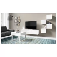 Inne meble do salonu - Meblościanka 21 Calabrini Calabrini GIB Meble Biały Mat / Biały Połysk - miniaturka - grafika 1