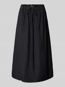 Spódnice - Spódnica midi rozkloszowana z czystego lnu model ‘INNA’ - miniaturka - grafika 1